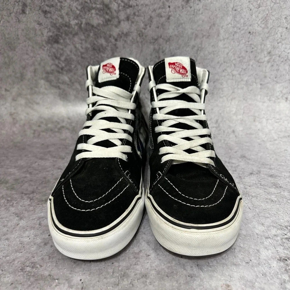 Vans Sk8-Hi MOCA Frances Stark Mens 10 Black Graphic Print High Top Sneakers